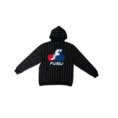 Black Lining Chenille Hoodie