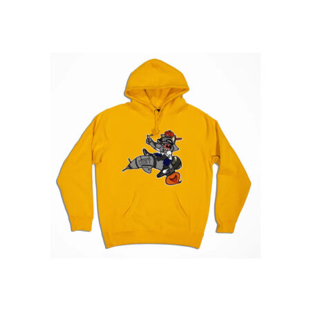 Yellow Chenille Hoodie