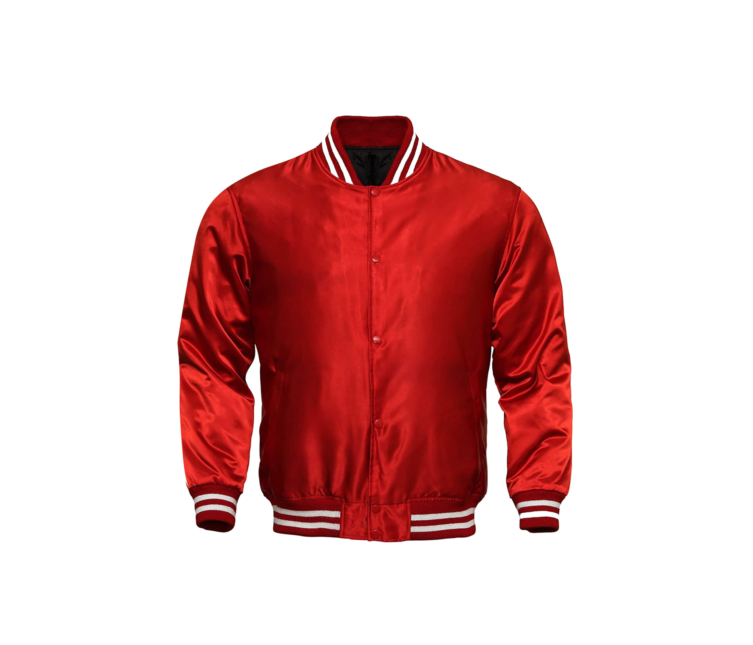 Red Lightweight Reversible Satin Jackets 3 Red Lightweight Reversible Satin Jackets - Image 3