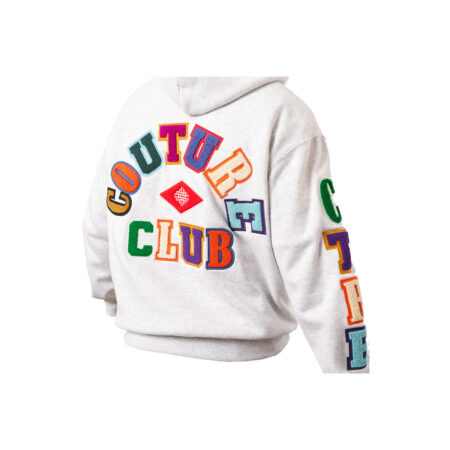 White Chenille Hoodie