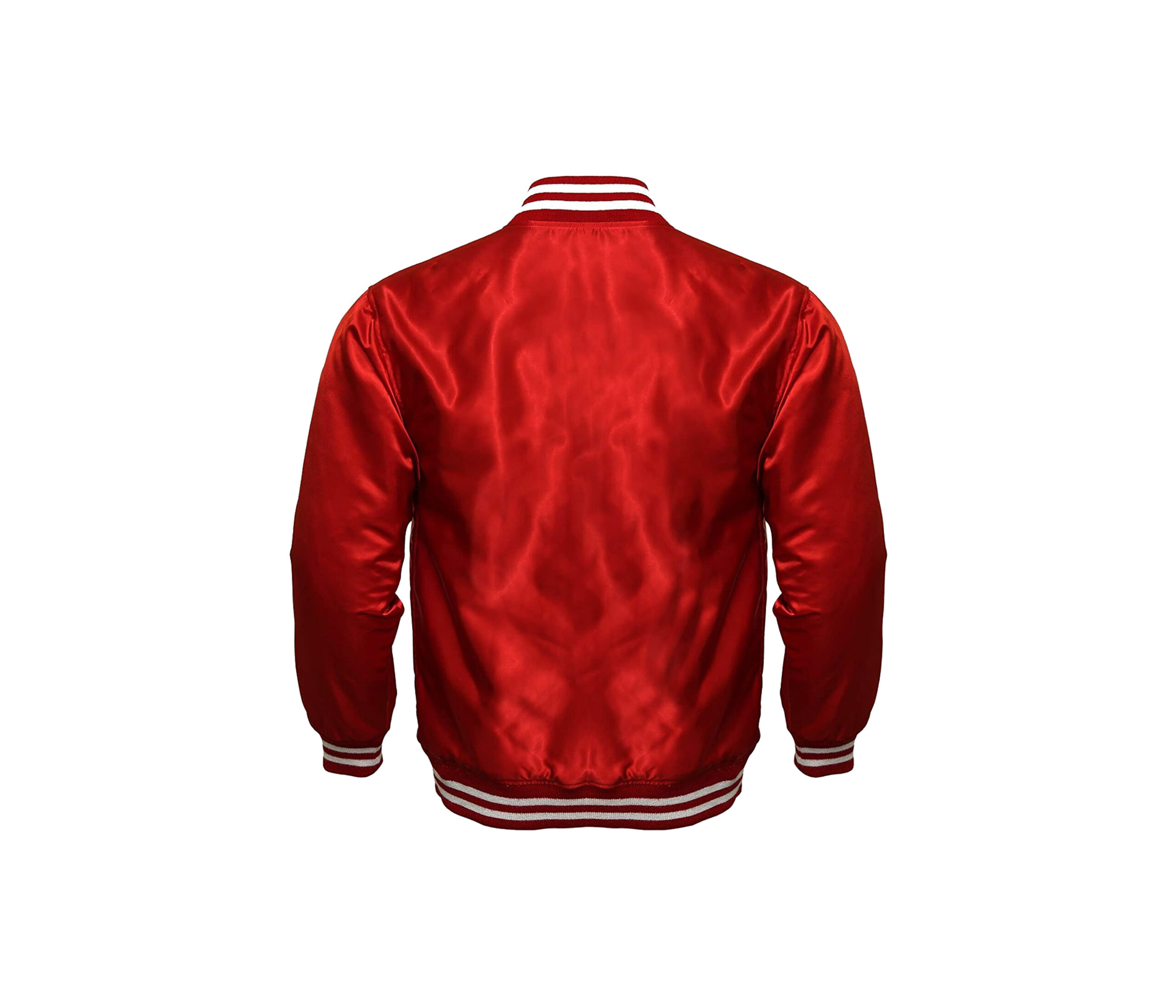 Red Lightweight Reversible Satin Jackets 2 Red Lightweight Reversible Satin Jackets - Image 2