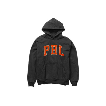 Black Hoodie With Chenille Patch