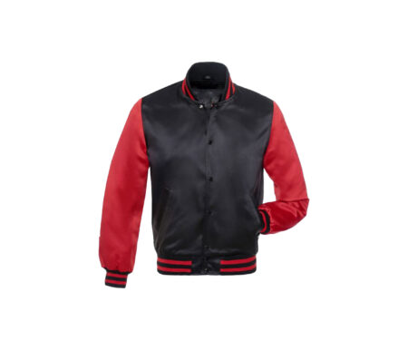 Red and Black Baseball Satin Jackets 7 Red and Black Baseball Satin Jackets 6