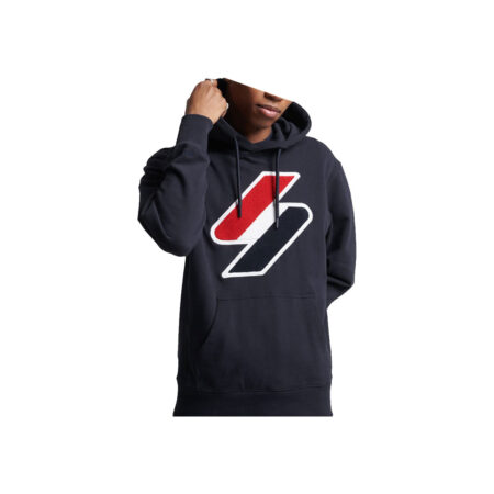 Blue Chenille Hoodie