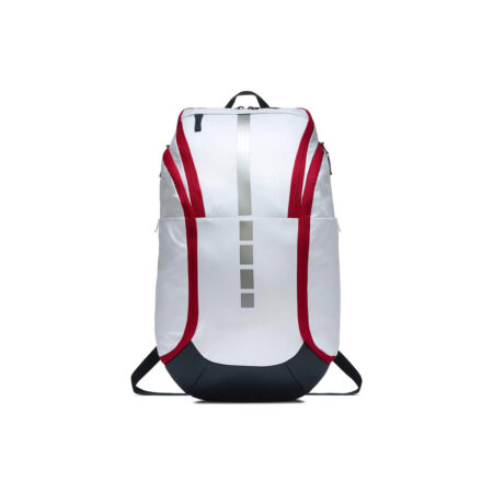 White / Obsidian / Metallic Cool Grey Basketball Backpack