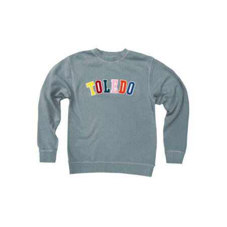 Light Blue Chenille Sweatshirt