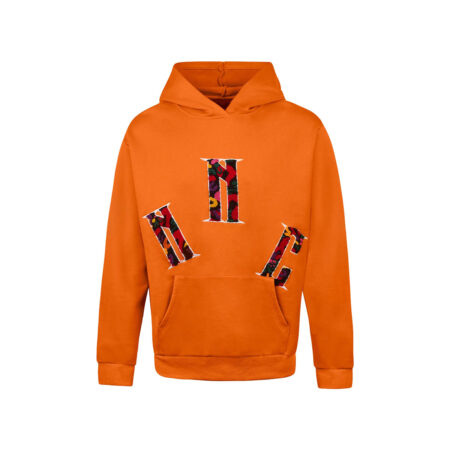 Orange Chenille Hoodie