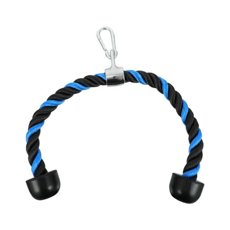 1 Set of Pull Rope Tricep Rope Strength Fitness Training Tricep Rope Pull Rope Colour Black/Blue