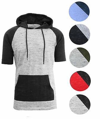 Slim Fit Short Sleeve Lightweight Hoodies