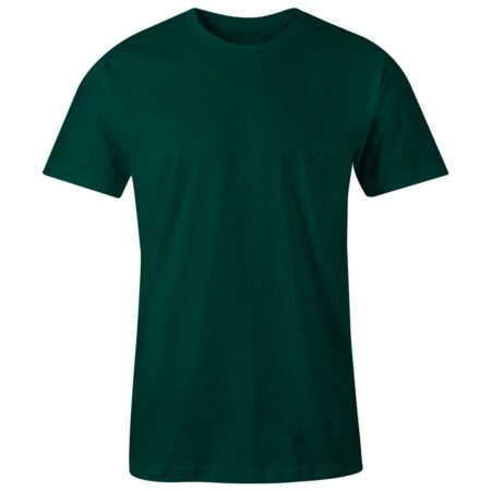 Green Slim And Fit Men Cotton T-Shirts