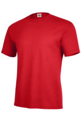 Red Slim and Fit Cotton T-Shirts