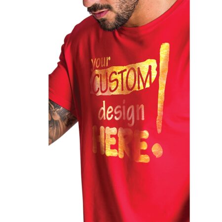 Custom Made Red Screen Printings Red T shirts