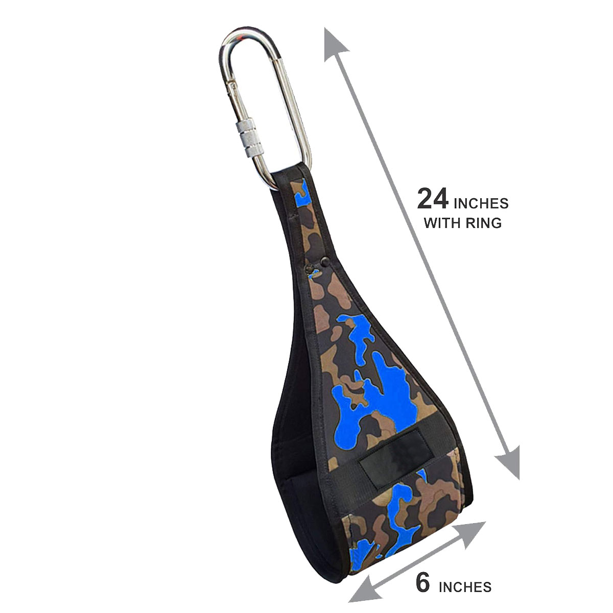 Ab Straps for Pull Up Bar for AB Workouts Premium Pull Up Straps & Knee Ups & Ab Workouts (Blue Camouflage) 3 Ab Straps for Pull Up Bar for AB Workouts Premium Pull Up Straps & Knee Ups & Ab Workouts (Blue Camouflage) - Image 3