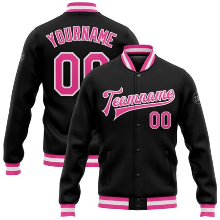 Baseball College Sports Jackets with Black