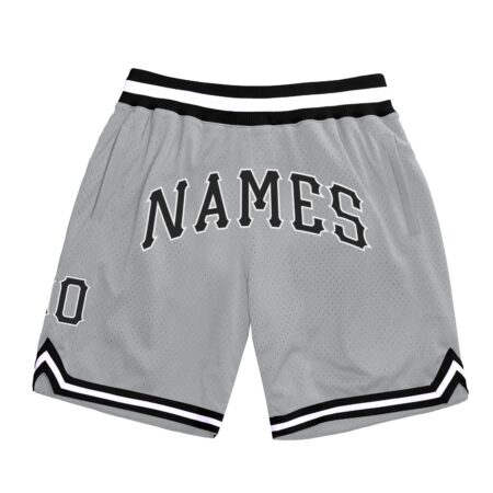 Gray & Black Basketball Shorts