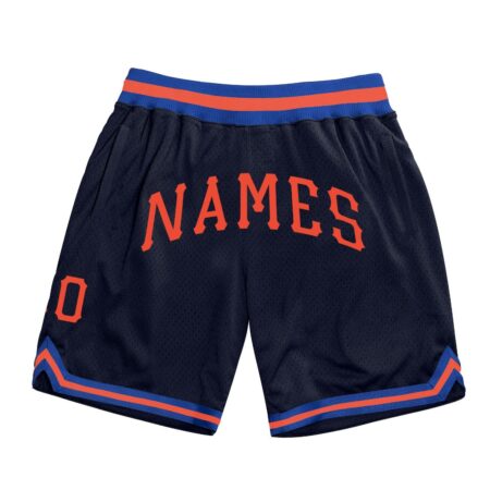 Navy& Red Basketball Shorts