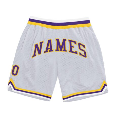 White Yellow &Red  Basketball Shorts
