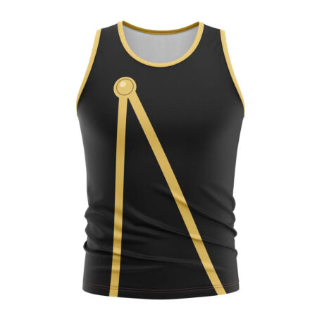 Men's Black Bulls Black Clover Tank Top