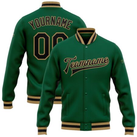 College Baseball Green Jacket (1)