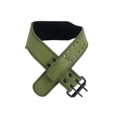 Custom Green Tapered Weight Belt