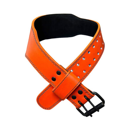 Custom Orange Tapered Weight Belt