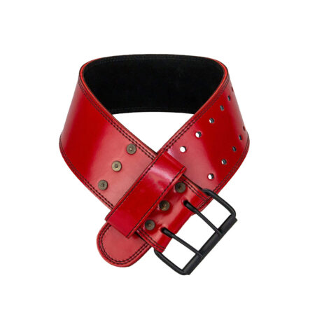 Custom Red Powerlifting Belt  Colour Red