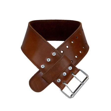 Custom Saddle Brown Powerlifting Belt Colour Dark Brown
