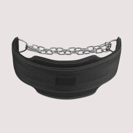 Dip Belt with Steel Chain Colour Black