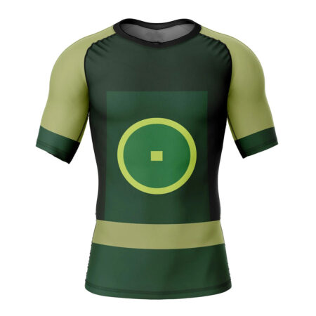 Earthbenders Avatar Short Sleeve Rash Guard Compression Shirt