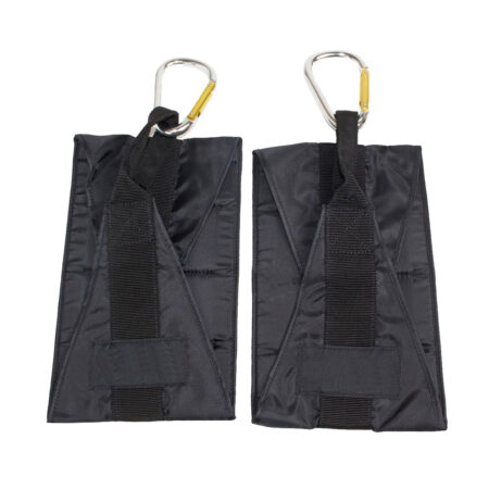 Fitness Deluxe Hanging Ab Straps Black