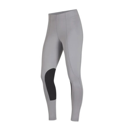 Women's Flow Rise Knee Patch Performance Tight Colour Sterling