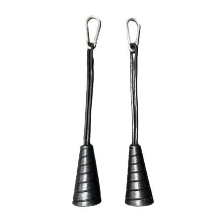 Gym Cable Attachments, Tricep Pulldown Rope,Handles, Single Black