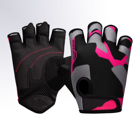 Half Finger Weightlift Fitness Gym Gloves Colour Multi