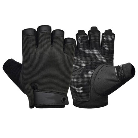 Half Finger Weightlifting Gloves Colour Black