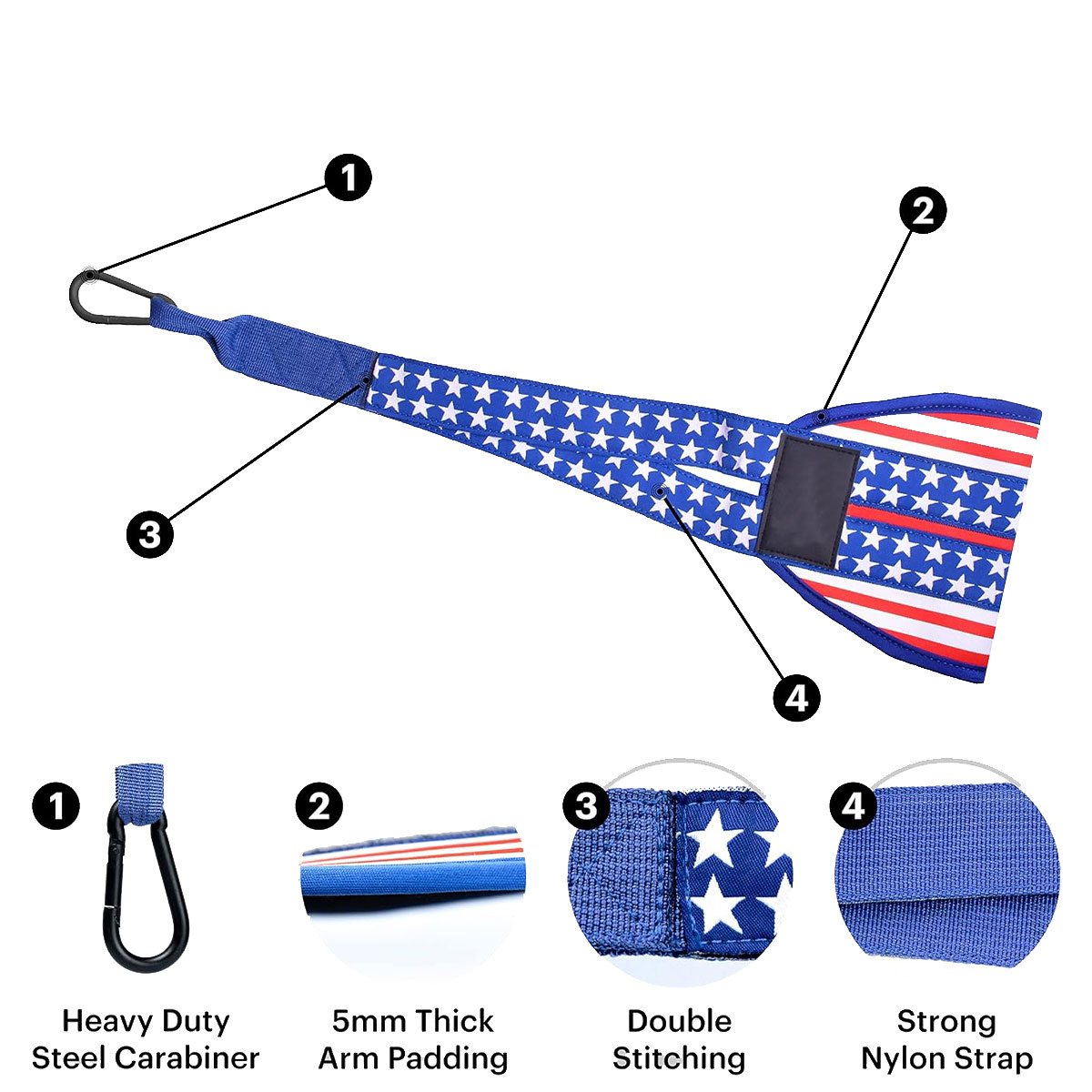 Hanging Ab Straps for Pull Up Bar 2 Hanging Ab Straps for Pull Up Bar - Image 2