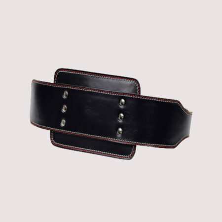 Custom Heavy Duty Leather Dip Belt Colour Black