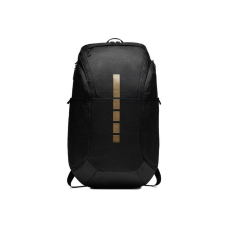 Hoops Elite Pro Basketball Backpack, Black/Metallic Gold, One Size