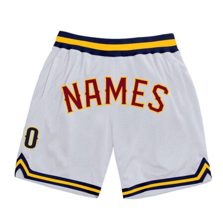 Light Gray Base basketball shorts, Black & Yellow Stripe wholesale from tryout sports