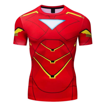 Men's Compression T-Shirt Short Sleeve Fitness Shirt