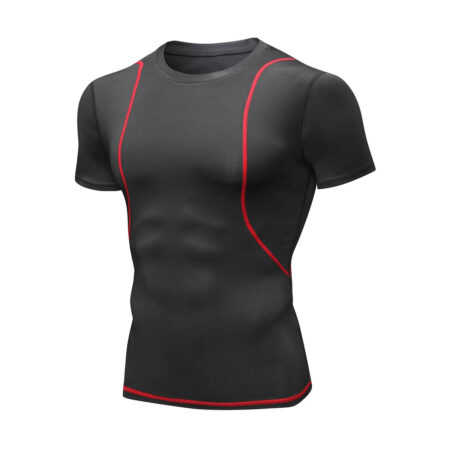 Men's Compression Short Sleeve Shirt - Black