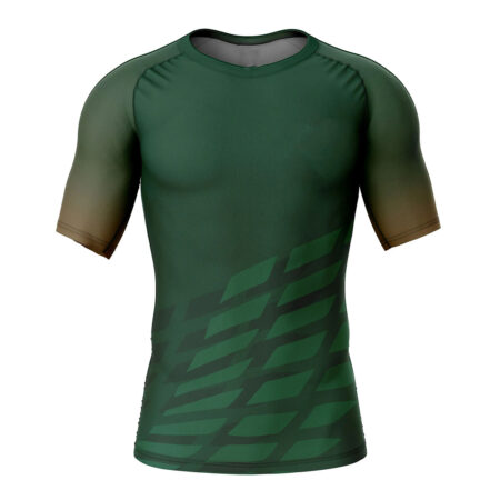 Men's Short Sleeve Rash Guard Compression Shirt