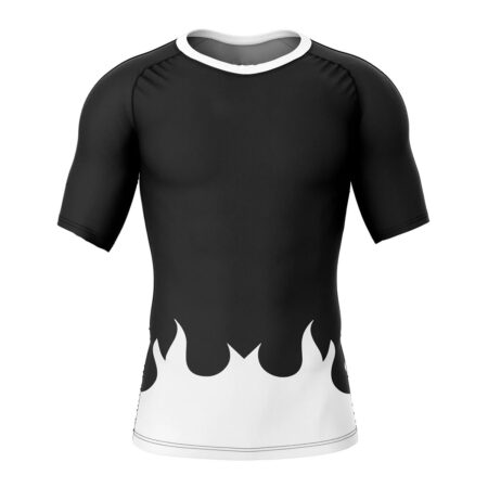 Men's Short Sleeve Rash Guard Compression Shirt