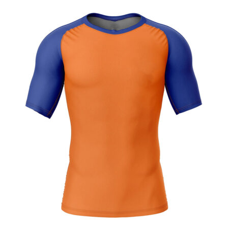 Men's Short Sleeve Rash Guard Compression Shirt