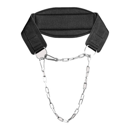 Premium Dip Belt with Steel Chain Colour Black