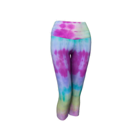 Rainbow tie dye Capri New