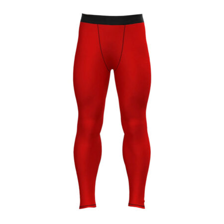 Nylon Tights Compression Pants Lower for men Red