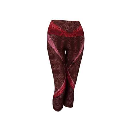 Red Pink Snakes Capri
