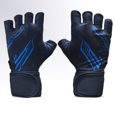 Weightlifting Gym Gloves Colour Blue/Black