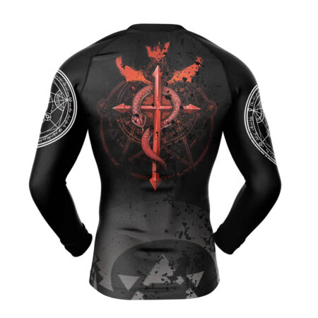 Transmutation Circle Fullmetal Alchemist Long Sleeve Rash Guard Compression 4 Transmutation Circle Fullmetal Alchemist Long Sleeve Rash Guard Compression 3