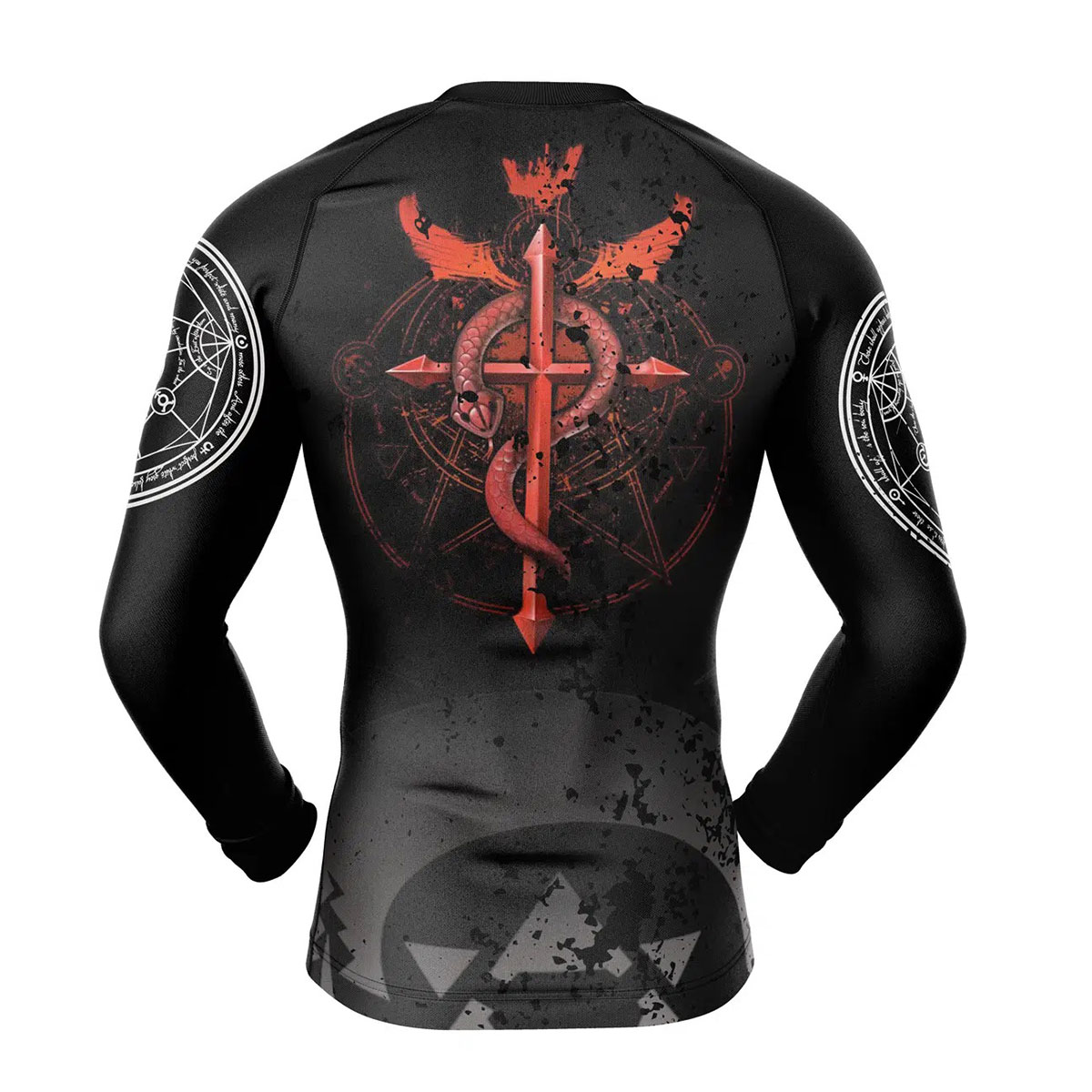 Transmutation Circle Fullmetal Alchemist Long Sleeve Rash Guard Compression 2 Transmutation Circle Fullmetal Alchemist Long Sleeve Rash Guard Compression - Image 2